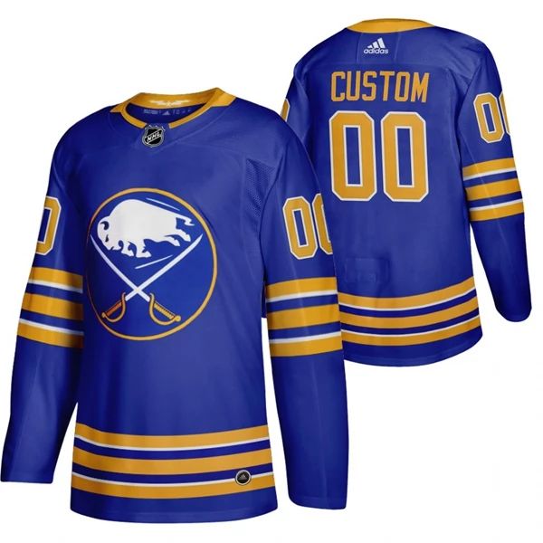 Kinder Buffalo Sabres Eishockey Trikot Benutzerdefinierte 2020-21 Heim Authentic Return to Royal